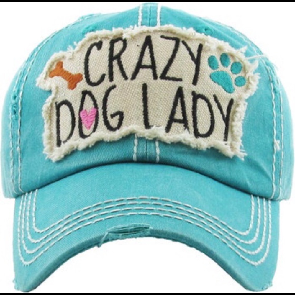 Crazy Dog Lady baseball cap